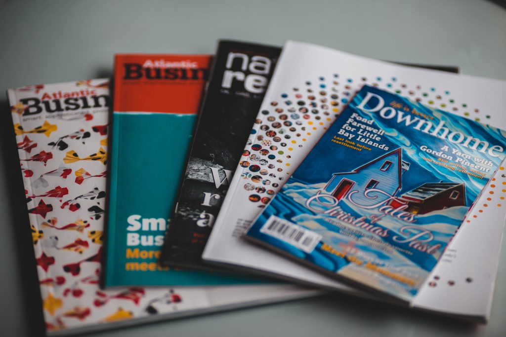traditional marketing with magazines