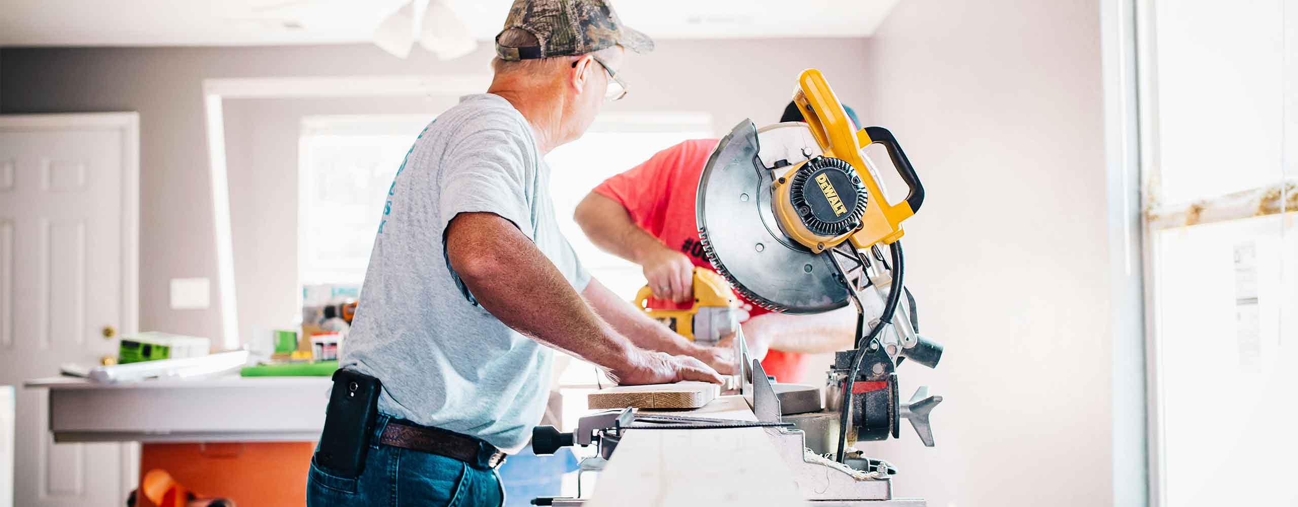 home remodeling contractors at work