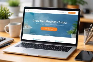 a website with a good CTA button