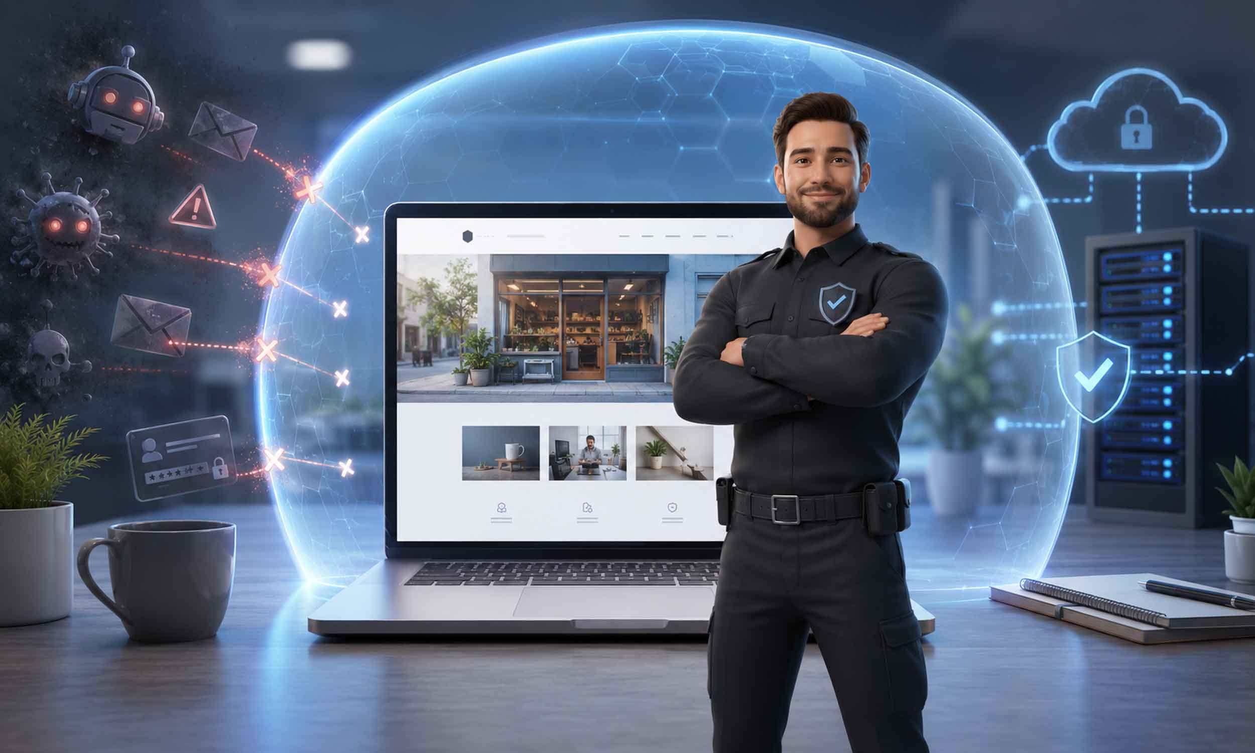 a well protected website. Even with a bouncer!