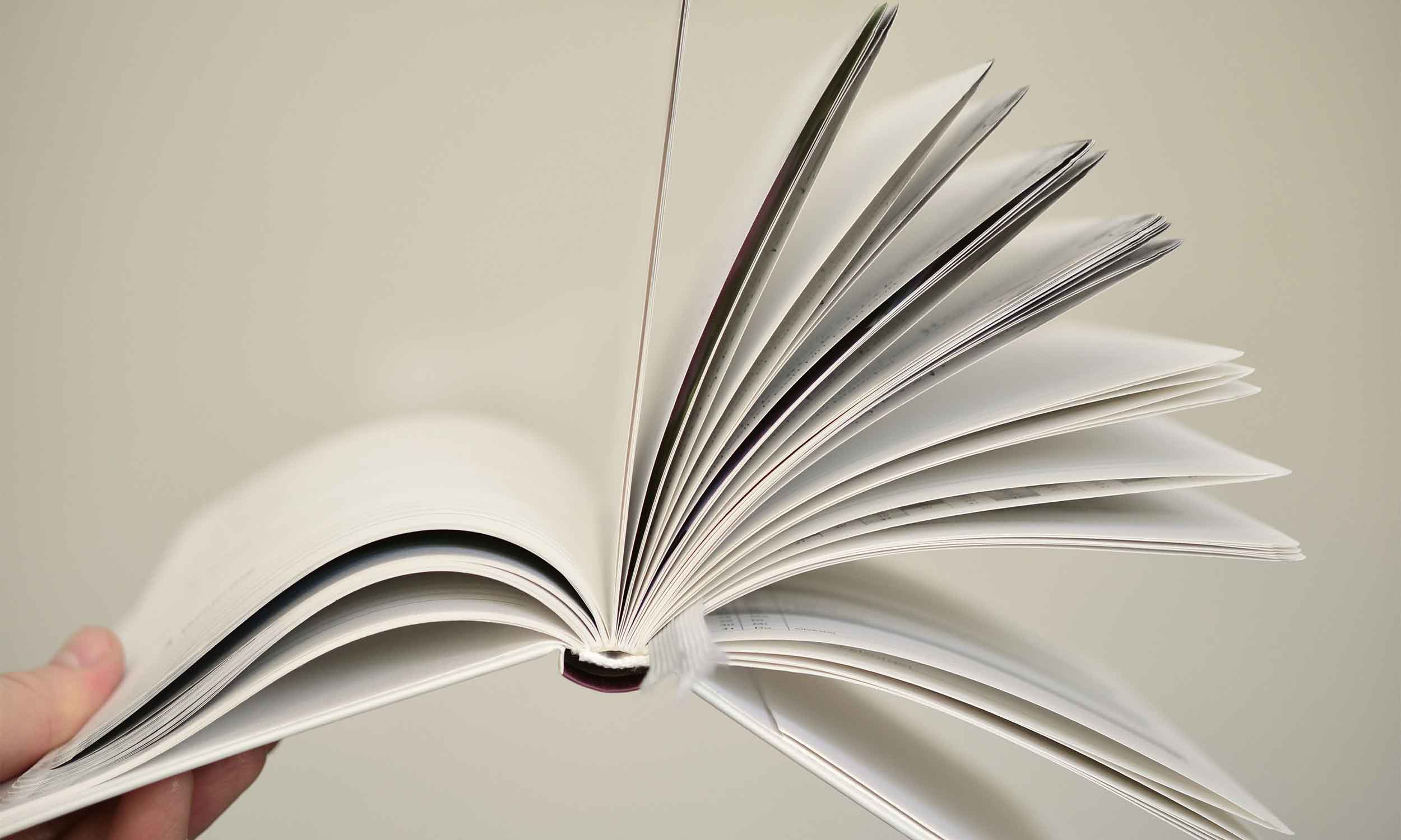 a book with pages opened